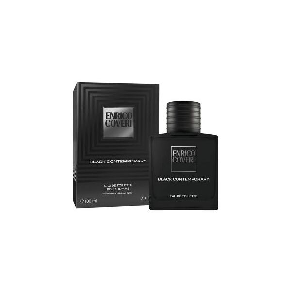 coveri black contemporary pour homme 100 ml, eau de toilette spray uomo