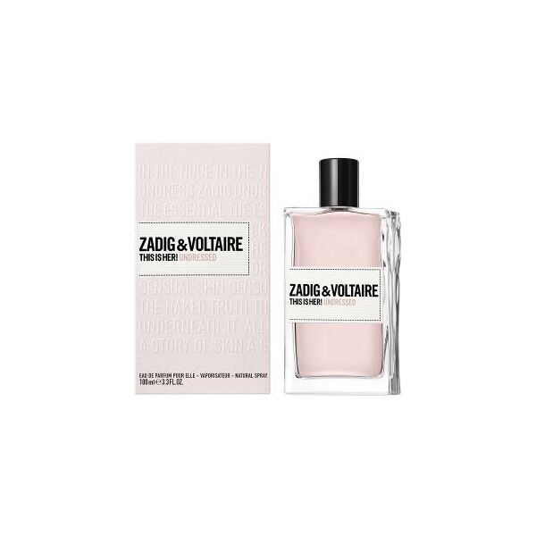 zadig & voltaire this is her! undressed 100 ml, eau de parfum spray donna