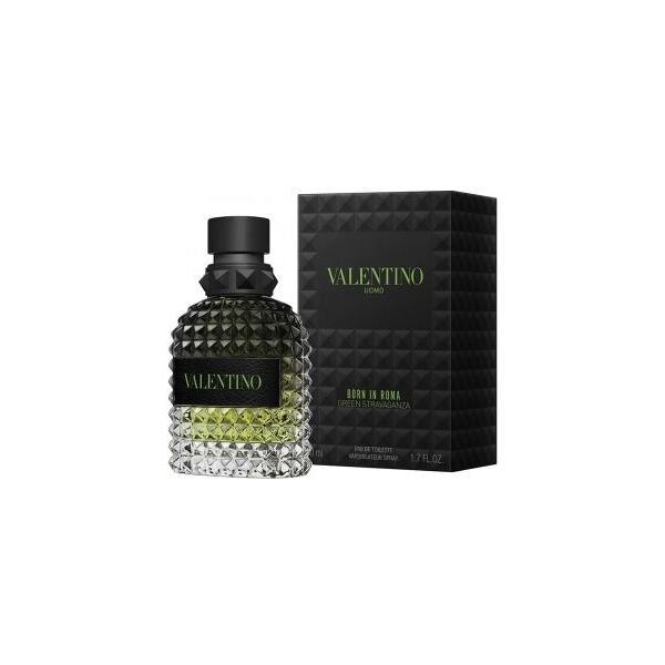 valentino born in roma green stravaganza 50 ml, eau de toilette spray uomo