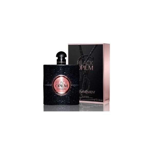 yves saint laurent black opium  50 ml, eau de parfum spray donna