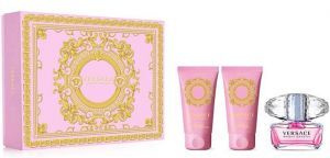 versace bright crystal cofanetto 50 ml, latte corpo 50 ml + bagno doccia 50 ml donna