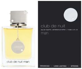 armaf club de nuit man long lasting 105 ml, eau de toilette spray uomo