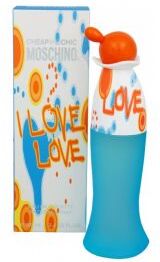 moschino i love love - cheap and chic 100 ml, eau de toilette spray donna