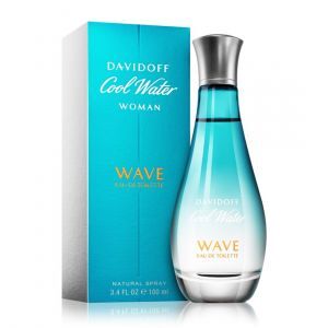Davidoff Cool Water Wave for Woman 100 ml, Eau de Toilette Spray Donna