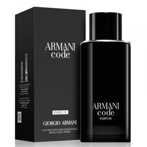 Armani Code Pour Homme Parfum 125 ml, Parfum Ricaricabile Spray Uomo