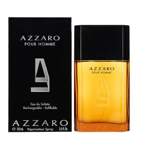 Azzaro Pour Homme 100 ml, Eau de Toilette Ricaricabile Spray Uomo