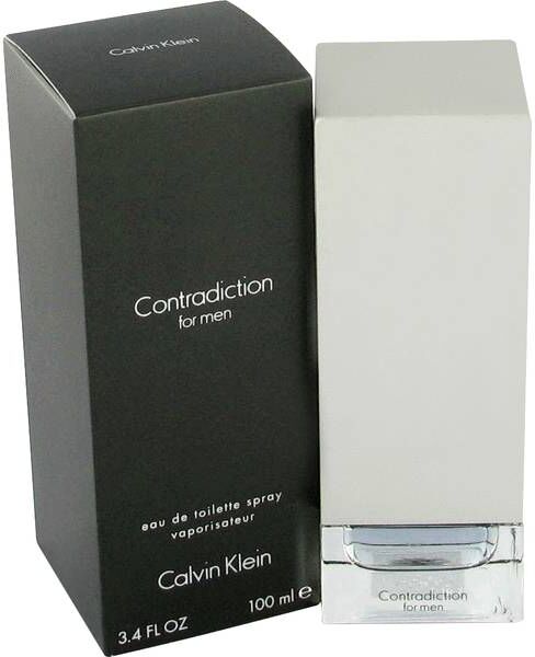 Calvin Klein Contradiction For Men 100 ml, Eau de Toilette Spray Uomo