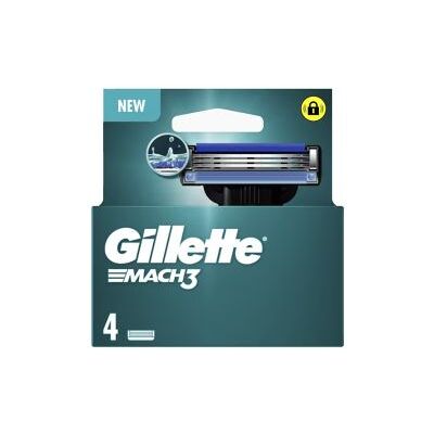 Gillette Mach 3 Ricariche 4 4 Ricambi Uomo Gillette Mach 3 Ricariche 4 4 Ricambi Uomo