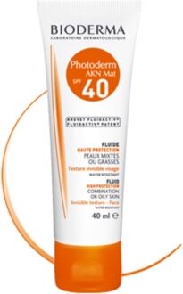 Bioderma Sole Photoderm Bronz Akn Mat Spf40 Uva13 Fluido Pelli Miste 40 Ml