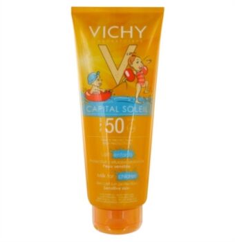 Vichy Linea Capital Soleil Spf50+ Latte Solare Dolce Protezione Bambini 300 Ml