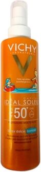 Vichy Linea Ideal Soleil Spf50+ Spray Solare Protezione Dolce Bambini 200 Ml