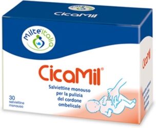 Humana Milte Italia Linea Igiene Del Neonato Cicamil 30 Salviettine Cordone Ombelicale