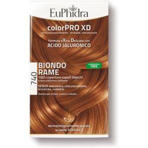 EuPhidra Linea Colorpro Xd Colorazione Extra-Delixata 740 Biondo Rame