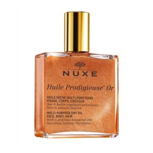 Nuxe Linea Huile Prodigieuse Or Olio Secco Illuminante Viso Corpo Capelli 100 Ml