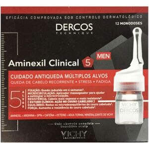 Dercos Linea Aminexil Clinical Intensive Trattamento Anticaduta 5 Uomo 12 Fiale