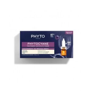 Phyto Linea Cyane Trattamento Rinforzante Anticaduta Capelli Donna 12 Fiale