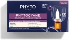 Phyto Linea Cyane Trattamento Rinforzante Anticaduta Capelli Donna 12 Fiale