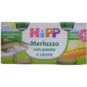 Hipp Bio Omogeneizzato Merluzzo-Verdure Mesi 4+