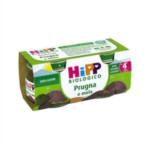 Hipp Bio Linea Biologica Omogeneizzati Di Frutta Prugna E Mela Mesi 4+