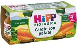 Hipp Bio Omogeneizzato Carote E Patate Mesi 4+