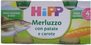 Hipp Bio Omogeneizzato Merluzzo-Verdure Mesi 4+