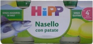 Hipp Bio Omogeneizzato Nasello-Patate Mesi 4+