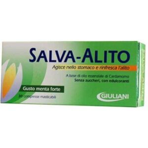 Giuliani Linea Digestione Sana Salva-Alito 30 Compresse Rinfrescanti Menta Forte