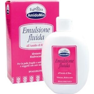 Amidomio Euphidra Pelli Sensibili  Emulsione Fluida Idratante Rinfrescante 200 Ml