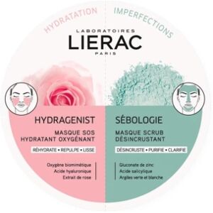 Lierac Linea Hydragenist+sébologie Duo Mask Maschera Sos Idratante + Purificante