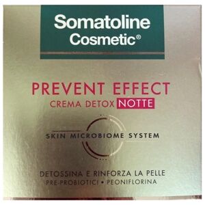 Somatoline Cosmetic Linea Prevent Effect Viso Crema Detox Notte Rinforzante 50ml