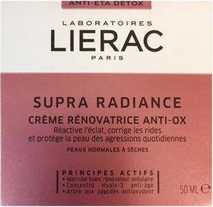 Lierac Linea Supra Radiance Crema Giorno Anti-Ox Anti-Età Rimpolpante 50 Ml