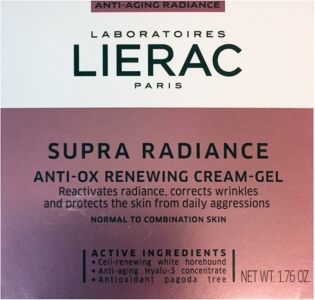 Lierac Linea Supra Radiance Gel-Crema Giorno Anti-Ox Anti-Età Rimpolpante 50 Ml