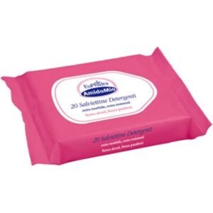 Amidomio Euphidra Linea  20 Salviette Detergenti Delicate Per Pelli Sensibili