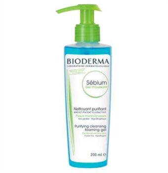 Bioderma Linea Sebium Gel Trattamento Detergente Purificant Pelli Grasse 200ml