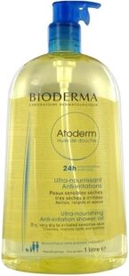 Bioderma Linea Pelli Secche Atoderm Olio Doccia Trattamento Quotidiano 1000 Ml