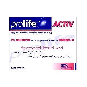 Prolife Active Integratore Alimentare Di Fermenti Lattici 10 Bustine