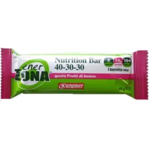 Enerzona Linea Alimentazione Dieta A Zona Nutrition Bar Frutti Rossi 40-30-30