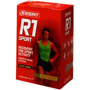 Enervit Sport Linea Recupero R1 Sport Prodotto Salino 10 Bustine Gusto Limone