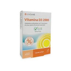 Comifar Distribuzione Livsane Vitamina D3 2000 Integratore 60 Cps