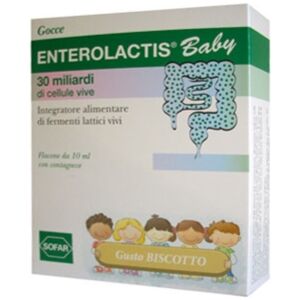 Sofar Linea Intestino Sano Enterolactis Baby Integratore Fermenti Gocce 10 Ml