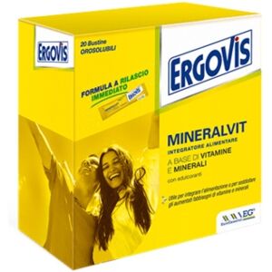 EG Farmaceutici Linea Vitamine Minerali Ergovis Mineralvit Integratore 20 Buste