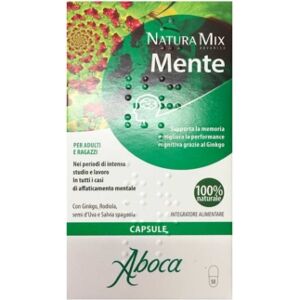 Aboca Linea Tono Ed Energia Natura Mix Advance Mente Integratore 50 Capsule