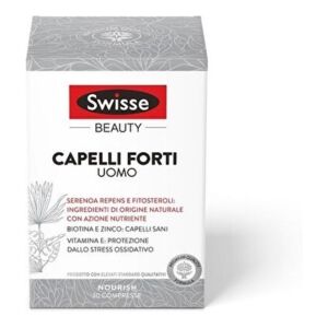 Swisse Linea Bellezza Capelli Forti Uomo Integratore Alimentare 30 Compresse