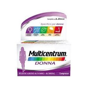 Multicentrum Linea Vitamine Minerali Donna Integratore Alimentare 60 Compresse