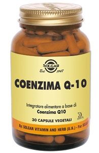 Solgar Coenzima Q10 Integratore 30 Capsule