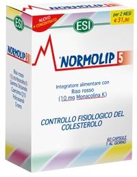 Esi Linea Controllo Colesterolo Trigliceridi Normolip 5 Integratore 60 Capsule