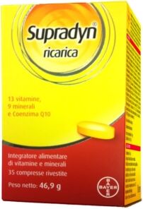 Supradyn Linea Vitamine E Minerali Ricarica Integratore Completo 35 Compresse