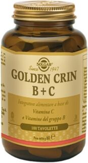 Solgar Linea Vitamine Golden Crin B+c Integratore Alimentare 100 Tavolette