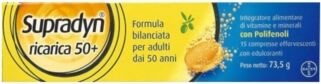 Supradyn Linea Vitamine E Minerali Ricarica 50+ Over 50 Integratore 15 Compresse