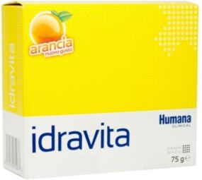 Humana Linea Vitamine Minerali Idravita Integratore Alimentare 12 Buste Arancia